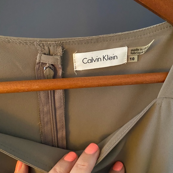 Tan Calvin Klein mini dress - Picture 5 of 6